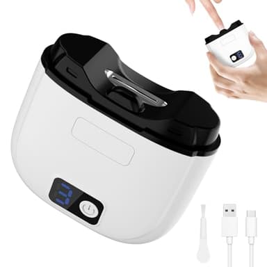 Coupe-ongles électrique 3 en 1, coupe et meulage automatiques, avec grattoir à ongles, affichage LED intelligent et lumineux, rechargeable par USB, sans danger pour les bébés, les enfants, les adultes