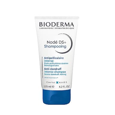 Bioderma Nodé DS+ shampooing antipelliculaire - Soin cheveux et cuir chevelu - Nettoie en douceur, réduit la sécrétion de sébum - Parfum frais et léger - Prescrit par des dermatologues - Tube 125 ml