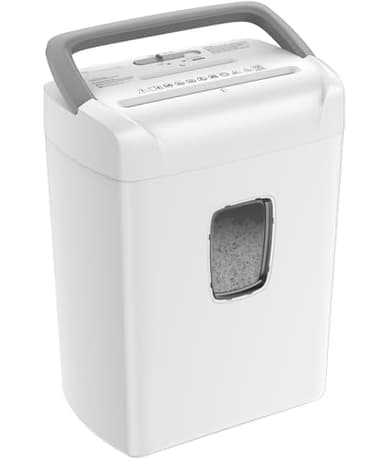 Déchiqueteuse de Papier Bonsaii, Coupe Croisée 12 Feuilles, P4, Déchiquète Cartes de Crédit/CDs/Agraphe, Adaptée à Un Usage Professionnel et Domestique, C243-A
