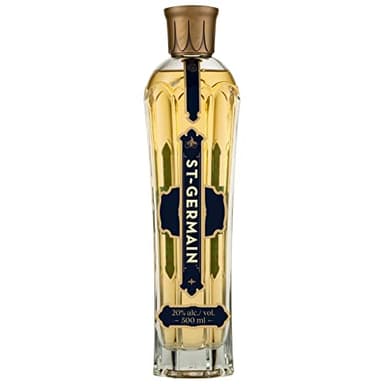 St-Germain Liqueur Française élaborées aux fleurs de sureau, 20 % vol., 50 cl/500 ml, fraîchement cueillies à la main, sans arômes artificiels