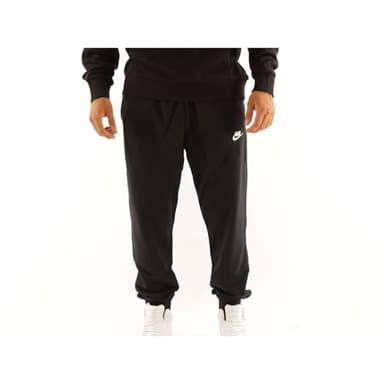 Nike Men's Full Length Pant M NSW Club Jggr Ft, Black/Black/White, BV2679-010, XL