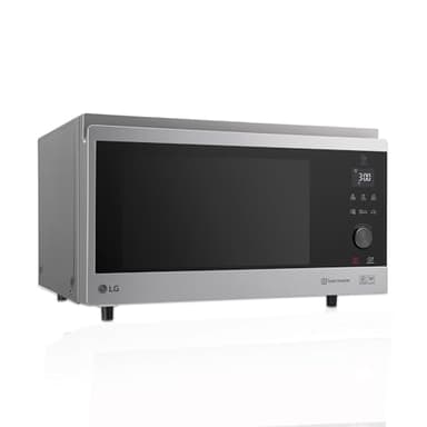 LG MJ3965ACS – Four micro-ondes 4 en 1 Smart Inverter, convection maximale de 1 850 W, gril de 950 W, micro-ondes de 1 100 W, capacité de 39 l, en acier inoxydable
