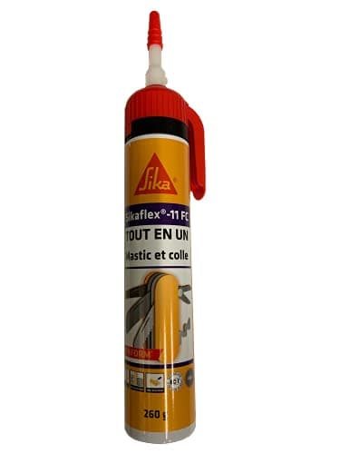 SIKA - Mastic joint et colle multi-usages - Sikaflex 11 FC Purform Gris - Tout en un - Multisupports - Intérieur et extérieur - Idéal travaux de bricolage - Durcit rapidement - 260g