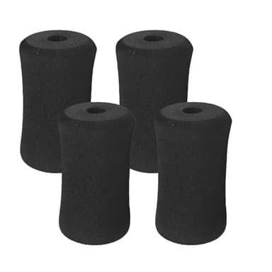 Rouleau en mousse – Rouleau d'exercice | 4 x tampons en mousse | Pièces de rechange pour banc de musculation | Accessoires de gym à domicile | Équipement de fitness pour table d'inversion