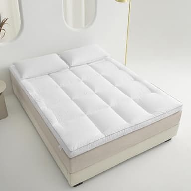 Surmatelas futon japonais pliable enroulable pour un meilleur confort, blanc, 119,4 x 200,7 cm, coussin de lit portable pour un meilleur sommeil et une meilleure relaxation