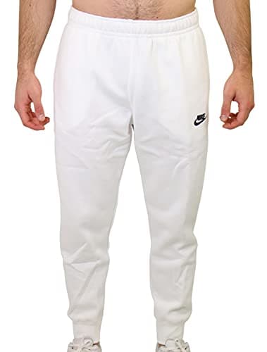 Nike Homme M NSW Club Jggr Pantalon De Sport, White/White/Black 100, M EU