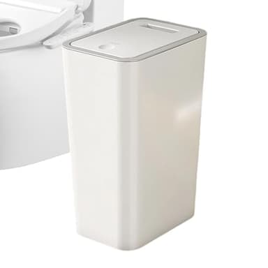 Jubilofex Poubelle à pédale de cuisine - En acier inoxydable - 30 l - Pour bureau, salle de bain, chambre à coucher, appartement, maison