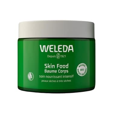 WELEDA - Skin Food Baume Corps - Pour les peaux sèches à très sèches - Nourrit intensément, hydrate et apaise la peau - NATRUE - Vegan - 150 ml