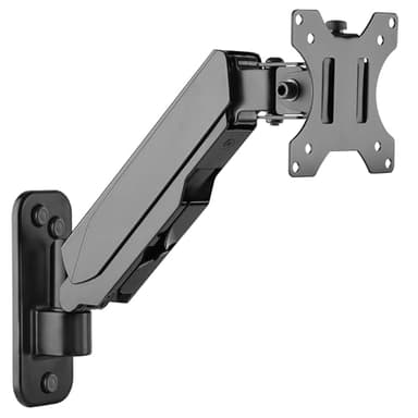 RICOO Support Mural pour Moniteur S4911 orientable inclinable écran PC 17-32" (43-81cm) Bras articulé TV LCD LED incurvée VESA