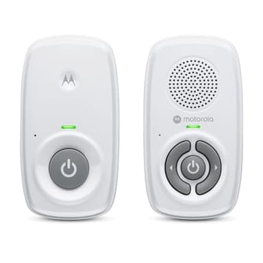 Motorola Nursery AM21 Audio Baby Monitor - Moniteur numérique avec Technologie DECT pour la Surveillance Audio - Longue portée - Microphone Haute sensibilité - Blanc