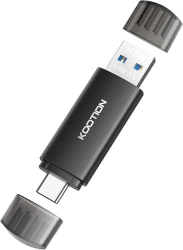 KOOTION Clé USB C 512go,Cle USB 3.0 512 Go OTG 2 en 1 Ultra-Haute Vitesse et Grande Capacité Clef USB pour Android/Window/PC, Smartphone Huawei/Xiaomi/Samsung, Tockage de Données Externe 512 Go