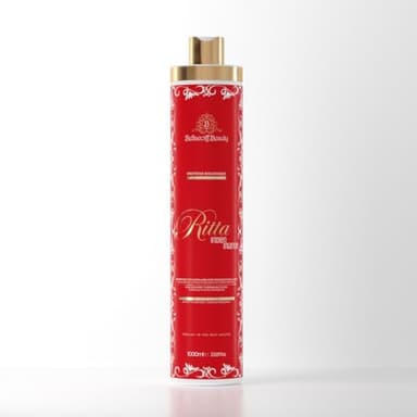 Bellacoiff Beauty Ritta Indien Kit de Lissage, Shampooing et Protéine Sans Formol, 1000ml, Pour Tous Types de Cheveux