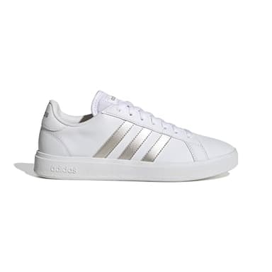 adidas Femme Grand Court TD Lifestyle Court Casual Shoes, Cloud White / Platinum / Cloud White, 39 1/3 EU