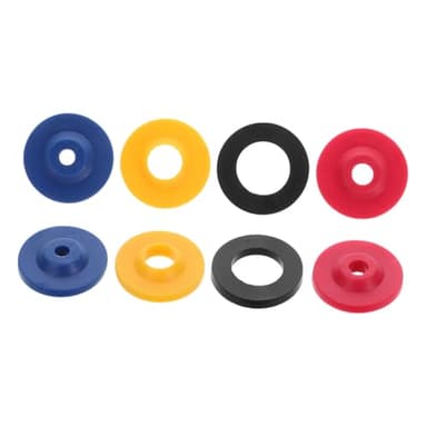 FOMIYES 8Pièces Limiteur de Débit Eau Silicone pour Douche et Tuyaux de Jardin Réducteur de Débit Étanche avec Joints de Sécurisation pour Pommeaux de Douche et Tuyaux