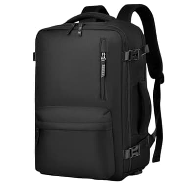 Sac à Dos de Voyage JIAMIAN d'Embarquement Avec Compartiment à Chaussures Séparé Pour Hommes et Femmes (Noir)