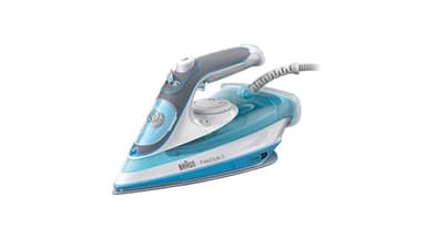 Braun Household Braun TexStyle 5 SI 5006 BL Steam Iron with FreeGlide 3D Ironing Sole, Vertical Steam, 2600 Watt, Steam Jet 180 g/min, 300 ml Water Tank
