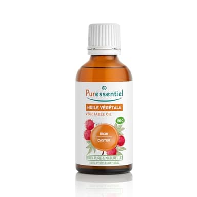 Puressentiel - Huile Végétale Ricin - Bio - 100 pourcent pure et naturelle - 50 ml