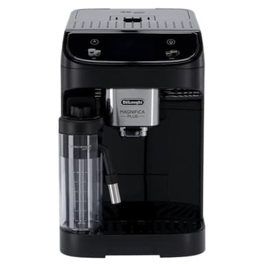 De'Longhi Magnifica Plus ECAM320.60.B, Machine à Café Automatique, Système Latte Crema Hot pour Cappuccino Automatique, 4 Recettes, Écran Couleur Soft Touch, Fonction Extra Shot, Fonction x2, Noir