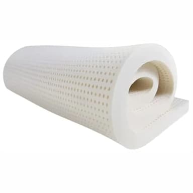 Matelas ergonomique en latex 100 % naturel – Matelas pour lit simple 130 x 180 cm – Mousse de latex confortable pour un meilleur sommeil