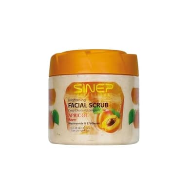 SINEP Gommage éclaircissant professionnel pour le visage et le corps - Traitement exfoliant à l'extrait de coco et de niacinamide pour une peau éclatante - 400 ml