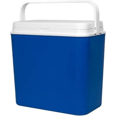 PARENCE.- Glacière 24L Portable – Boîte Isotherme avec Couvercle Amovible et poignée de Transport – Conservation Longue durée pour Pique-Nique, Plage, Camping et Voyage, Bleu