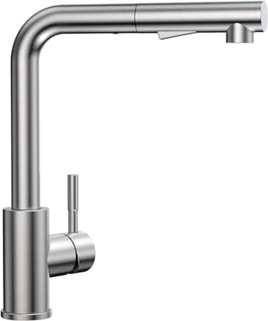 CECIPA Robinet Cuisine Douchette avec 2 Modes de Pulvérisation, Mitigeur Cuisine avec Douchette Extractible Rotatif à 360° Froid & Chaud Disponible, Robinet Evier Acier Inoxydable Brossé