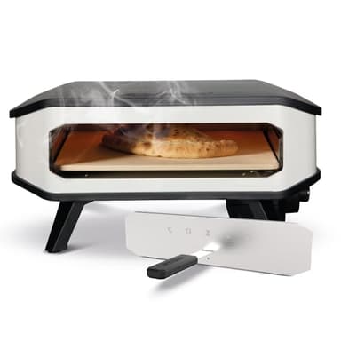 Four à pizza électrique 17" Cozze® avec pierre à pizza et porte avant 230 V/2 200 W, Black