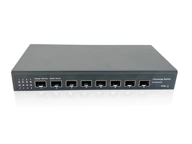 Elfcam® - 10Gb Commutateur avec 8 Ports 10G SFP+ , 10GbE Switch Fibre Optique Compatible avec Freebox Ultra et Orange Livebox 6, Rallonge Votre Réseau 10Go