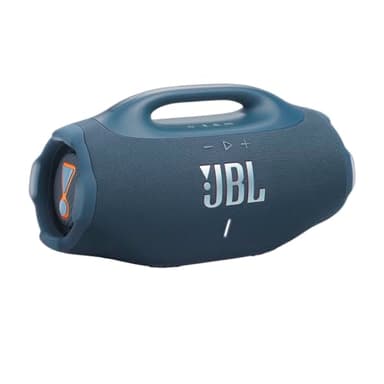 JBL Boombox 4, Enceinte Bluetooth Portable, Son JBL Pro, AI Sound Boost, étanchéité et résistance à la poussière IP68, jusqu'à 34 h d’autonomie, Connexion Multi-Enceintes Auracast, Bleu