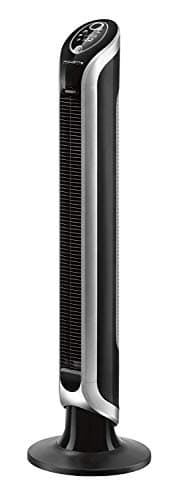 Rowenta Eole Infinite Ventilateur colonne, 3 vitesses, Large diffusion de l'air, Timer jusqu'à 8 h, Mode éco, Oscillation 180°, Télécommande avec rangement intégré VU6670F0