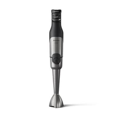 Philips Mixeur Plongeant Series 5000 - Verre doseur, Puissance 1200W, Technologie ProMix, Indicateur de vitesse à LED, Contrôle sans effort, Conception compacte, Nettoyage facile, Noir (HR2681/00)