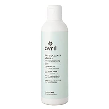 Avril - Base Lavante Neutre Bio - Visage, Corps & Cheveux - Eau Florale de Fleur d'Oranger Bio - Aloe Vera Bio - 98% d'Origine Naturelle - Vegan, Certifié Bio Ecocert - Fabriqué en France - 250ml
