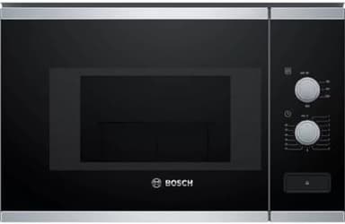 Bosch BFL520MS0 Série 4 - Micro-ondes intégrable, 60 x 38 cm, 21 litres, Inox