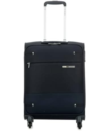 Samsonite Base Boost - Valise à Main 55 x 40 x 20 cm, Chariot à Bagages Souple adapté à la Plupart des compagnies aériennes, y Compris Ryanair et easyJet, Cadenas TSA, léger, 39 L, Bleu (Navy Blue)