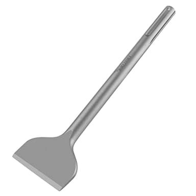 Firecore Burin à carreaux SDS Max Ciseau coudé 300 × 80 mm, burin plat large, burin sds max compatible avec les marteaux SDS Max - FS18313
