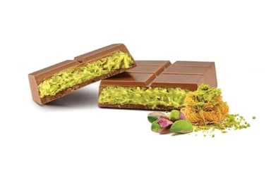 Chocolat de Dubaï 90gr Chocolat Elit, Chocolat de Dubaï Pistache Original