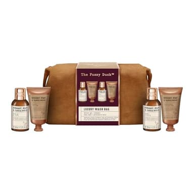 Baylis & Harding The Fuzzy Duck Trousse de toilette de luxe pour homme Bergamote, chanvre et bois de santal (1 pièce) – Convient aux végétaliens