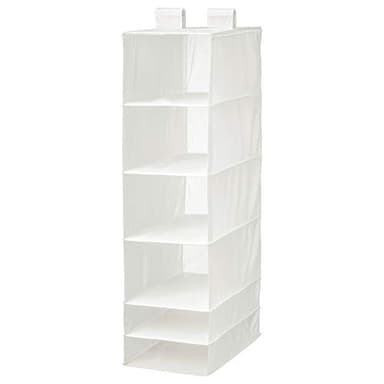 IKEA SKUBB Rangement avec 6 compartiments, 35 x 45 x 125 cm, blanc