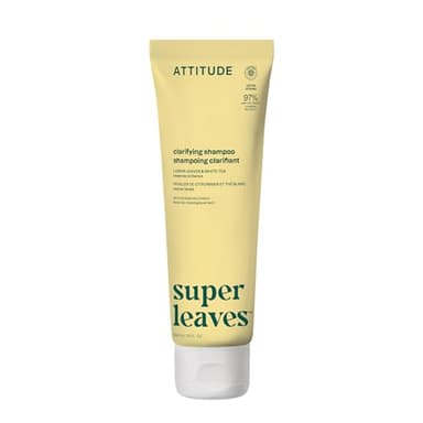 ATTITUDE Shampooing Clarifiant, Redonne de la Brillance, Feuilles de Citronier et Thé Blanc, Végan, Ingrédients d’Origine Naturelle, Certifié EWG, Végan, 240 mL