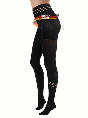 TONEST Collant de Compression 80DEN Opaque - gainant - Collant sculptant femme - Ventre plat - OekoTex 100-1000-TS (L-XL)