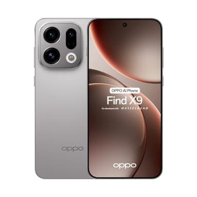 OPPO Find X9 5G 2025 (CPH2797) Double SIM 512 Go + 12 Go de RAM Android 16 Smartphone débloqué en usine Gris titane