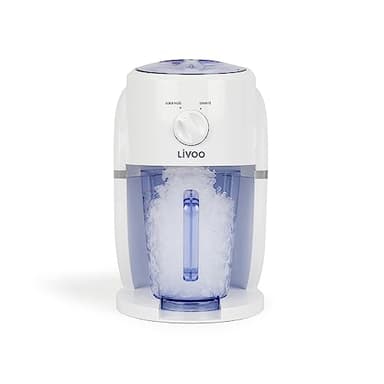 Livoo – Appareil 2 en 11 granités et glace pilée DOM430 – 1,1L, 2 tailles de glace possible, 250g/minutes, 25W