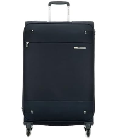Samsonite Base Boost - Valise Souple 66 cm, Taille Moyenne, Valise à roulettes à 4 Roues, Serrure TSA, légère et Extensible, 67,5 L, Bleu (Navy Blue)