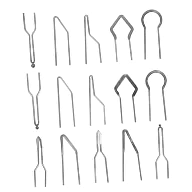 WOONEKY 15 Pièces Pointe de Pyrogravure Métal Haute Impédance Embouts Résistants à Haute Température pour Gravure sur et Kit Daiguilles pour Stylo Pyrograveur