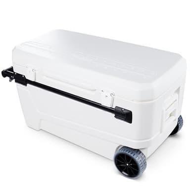 Igloo Marine Glide 110 Glacière sur roues, Mixte Adulte, Blanc, 104 Litre