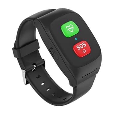 Weyot Montre Urgence Senior, Montre Connectée De Détection De Chute pour Seniors, Bracelet GPS avec Chargement Magnétique, Podomètre Et Géorepérage, Dispositif D'alerte De Chute pour Personnes Âgées