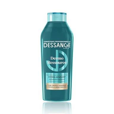 DESSANGE - Shampoing Hydra-Apaisant Dermo Ressource - Sans Sulfates - Formule Enrichie En Algues & Niacinamide Pure - Apaise & Hydrate - Cuir Chevelu Sensible & Cheveux Déshydratés - 280ml