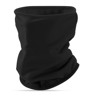 Huccik Cache Cou Polaire Thermique Homme Femme, Tour de Cou Respirant Anti-Vent, Cagoule Léger pour Ski, Moto, Running, Randonnée, Vélo – Multifonctionnel (Noir, ONE SIZE)