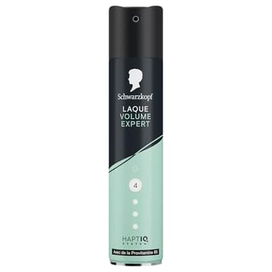 SCHWARZKOPF, Laque Volume Expert, Anti cheveux plats, Technologie Haptiq System, Formule avec de la provitamine B5, Végane, Sans silicone,Fixation Forte, Tenue longue durée, Volume et souplesse, 250ml