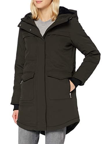 ONLY Doudoune pour femme - Couleur unie - Parka, Kaki, S